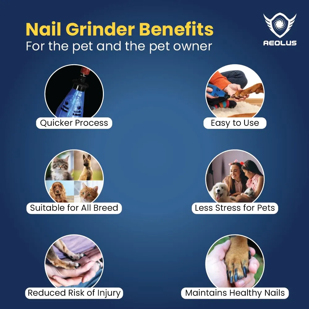 Aeolus Pet Nail Grinder with Shaft Dremel - Image 4