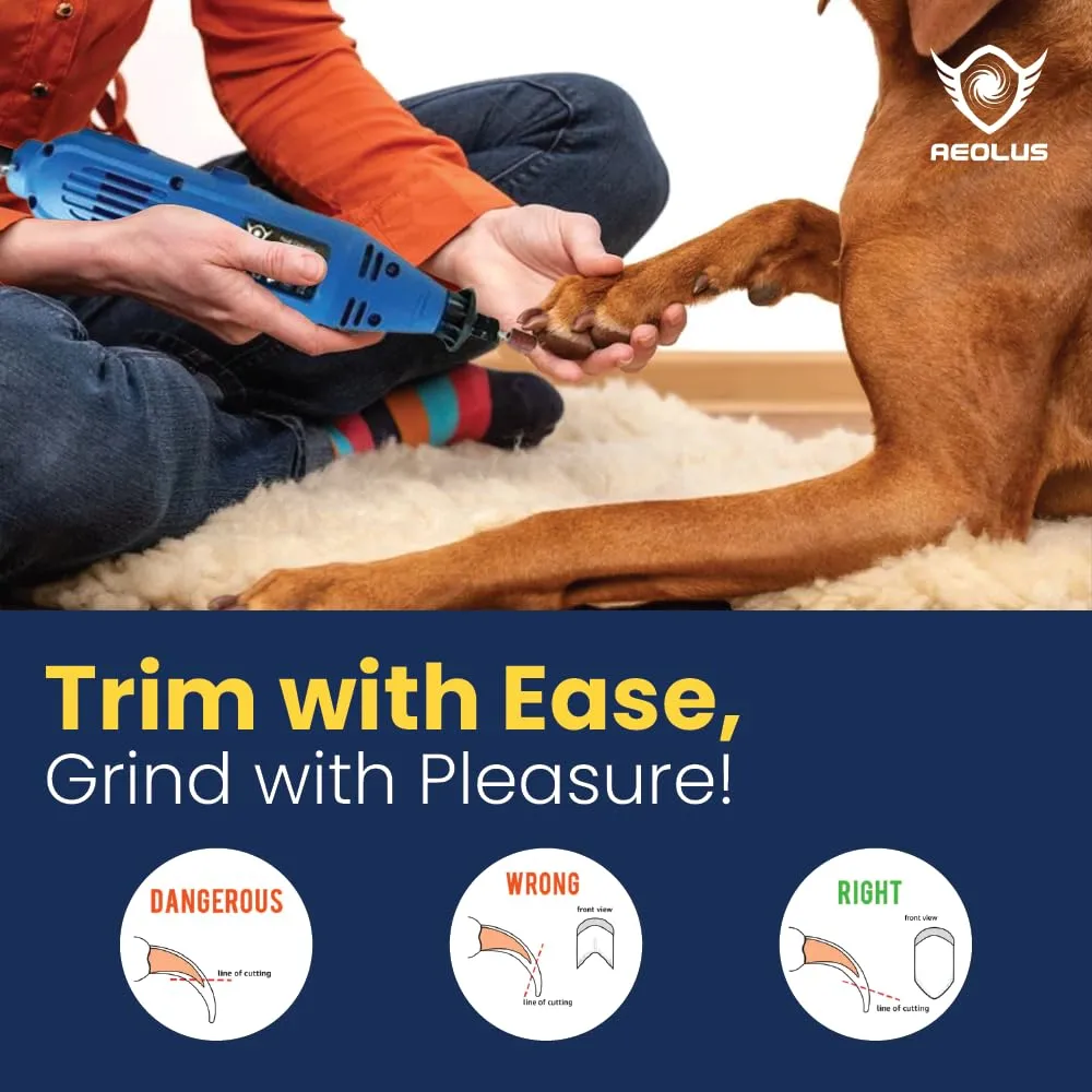 Aeolus Pet Nail Grinder with Shaft Dremel - Image 6