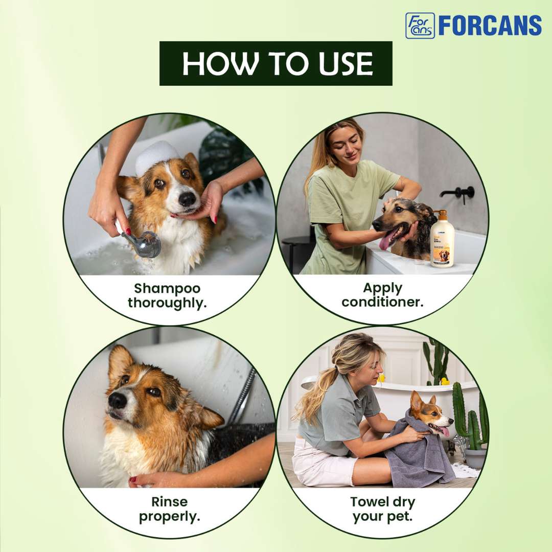Forcans Aloe Rinse Dog Conditioner, 750 ml - Image 3