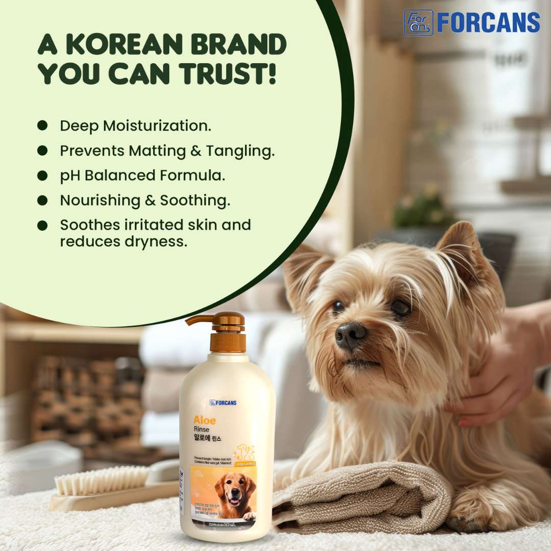 Forcans Aloe Rinse Dog Conditioner, 750 ml - Image 4
