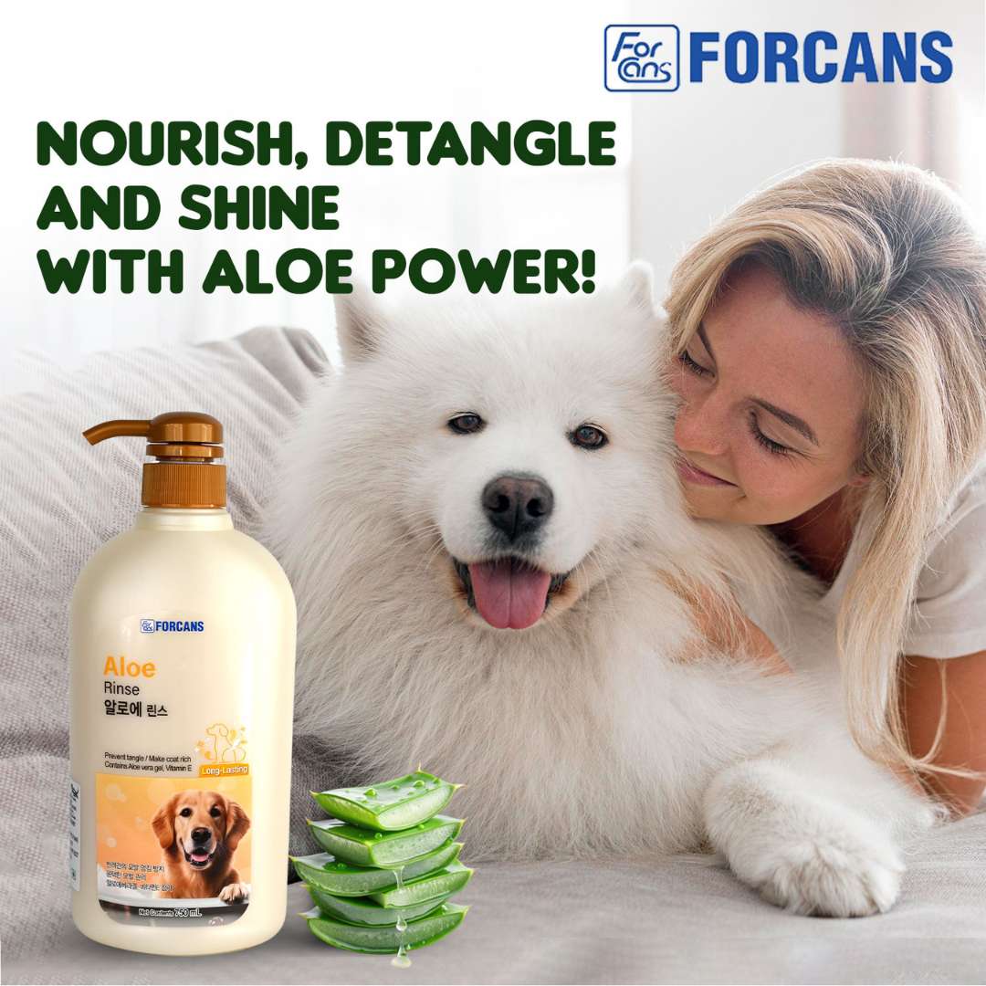 Forcans Aloe Rinse Dog Conditioner, 750 ml - Image 6