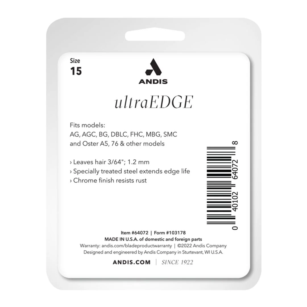 Andis UltraEdge Blade, Size 15 - Image 4