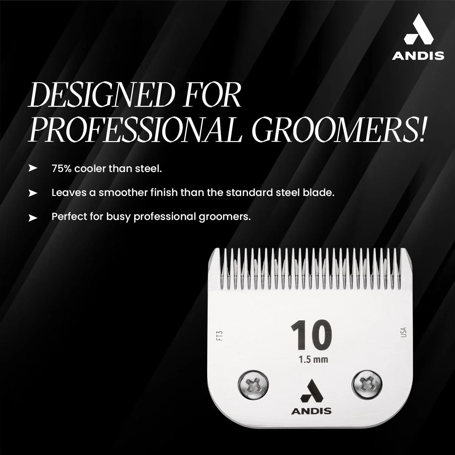 Andis Ceramic Edge Detachable Blade, Size 10 - Image 3