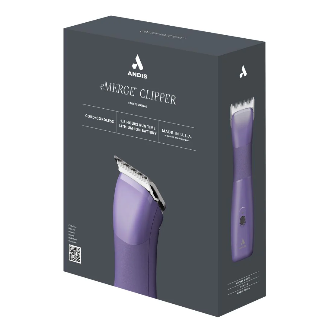 Andis Emerge Clipper- Purple - Image 12