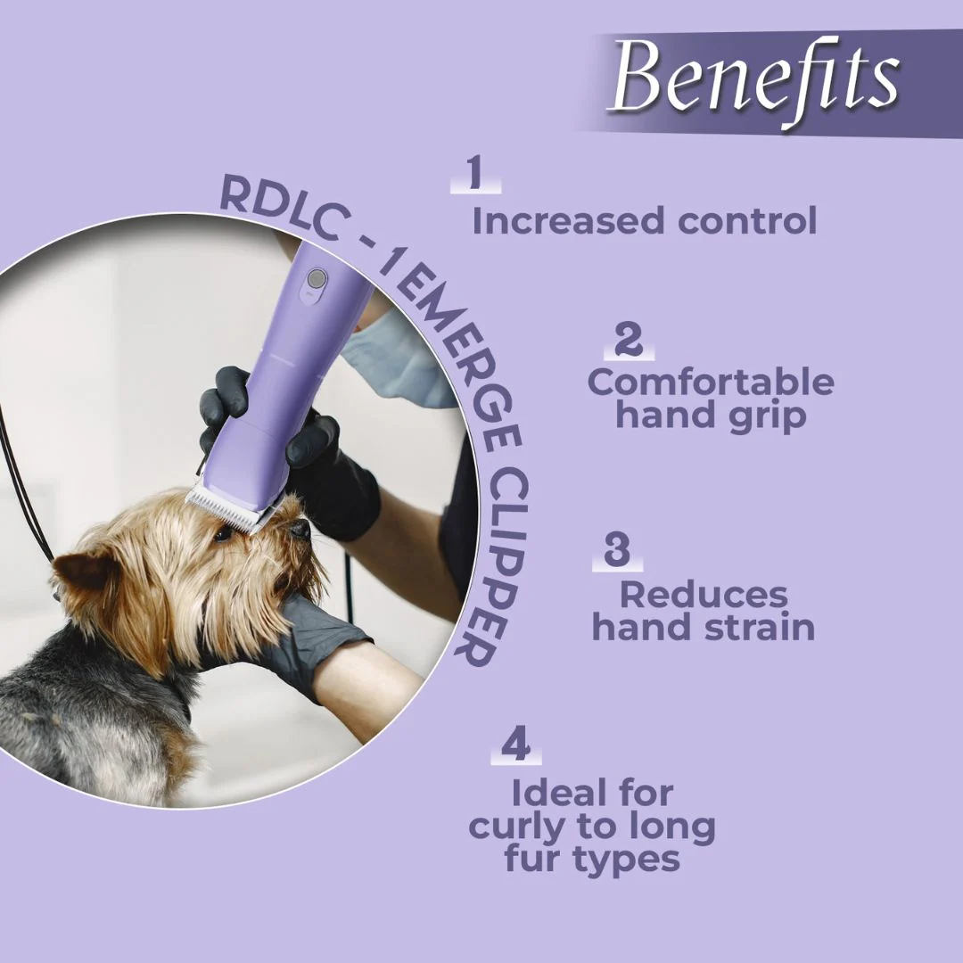 Andis Emerge Clipper- Purple - Image 6