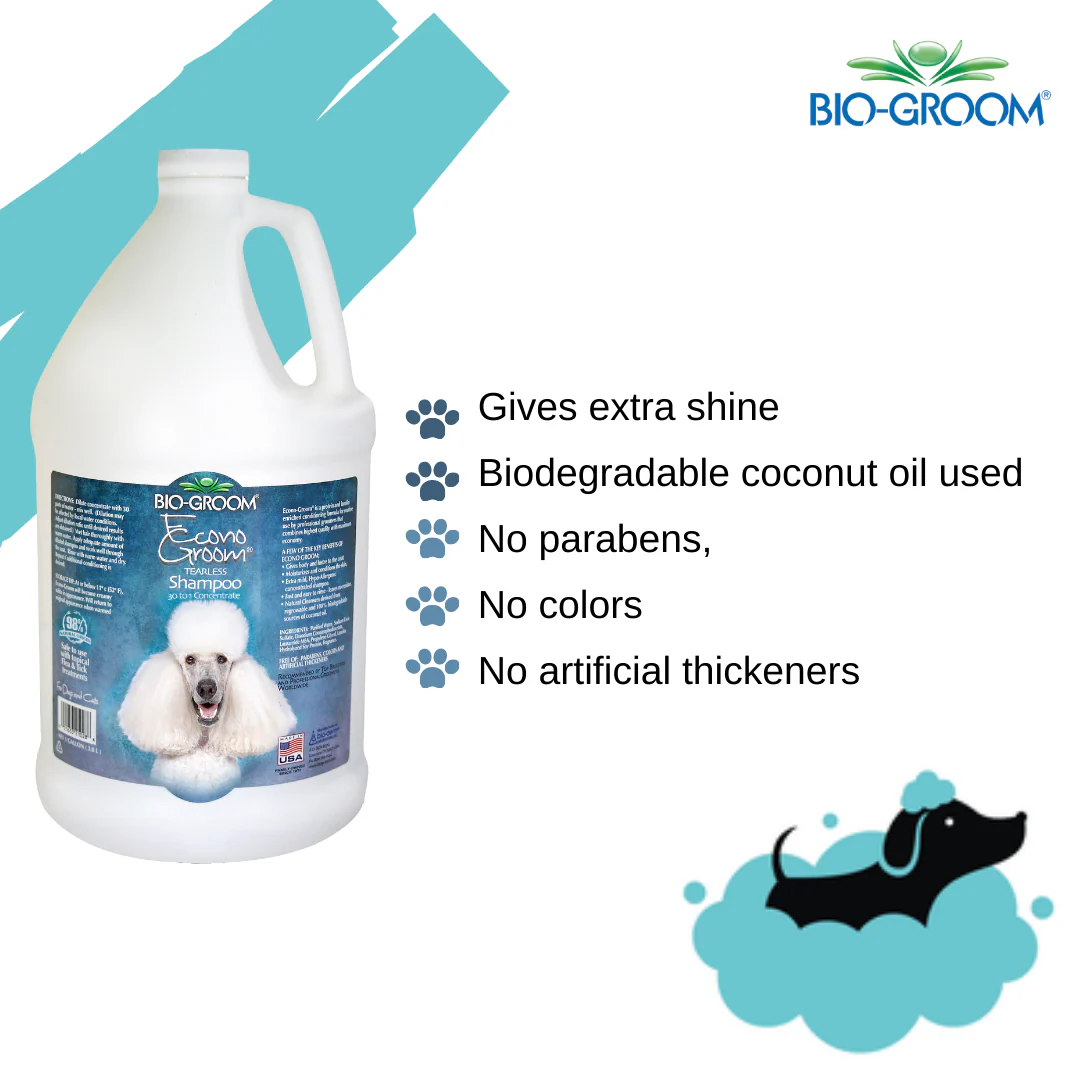 Bio-Groom Econo-Groom Tearless Concentrate Dog Shampoo - Gallon (3.8 L) - Image 6