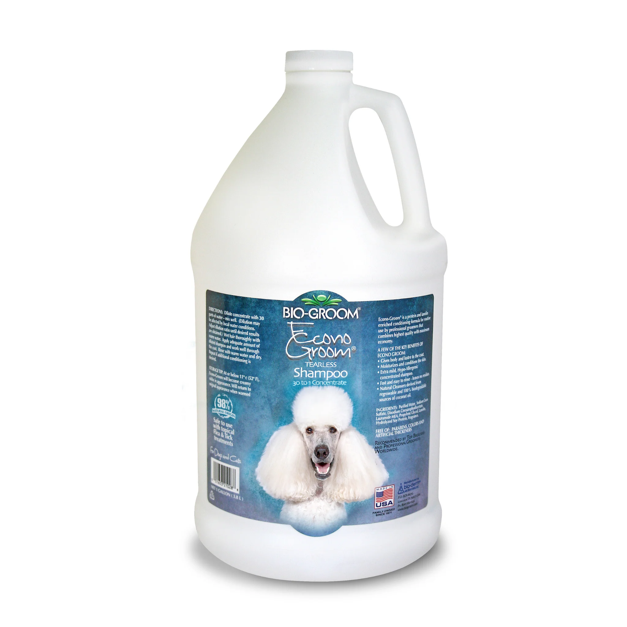 Bio-Groom Econo-Groom Tearless Concentrate Dog Shampoo - Gallon (3.8 L) - Image 8