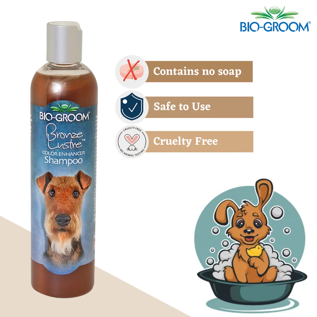 Bio-Groom Bronze Lustre Color Enhancing Dog Shampoo (355 ML) - Image 3