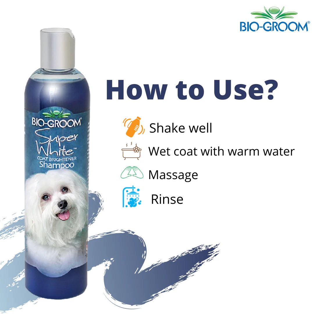 Bio-Groom Super White Coat Brightener Dog Shampoo (355 ML) - Image 5
