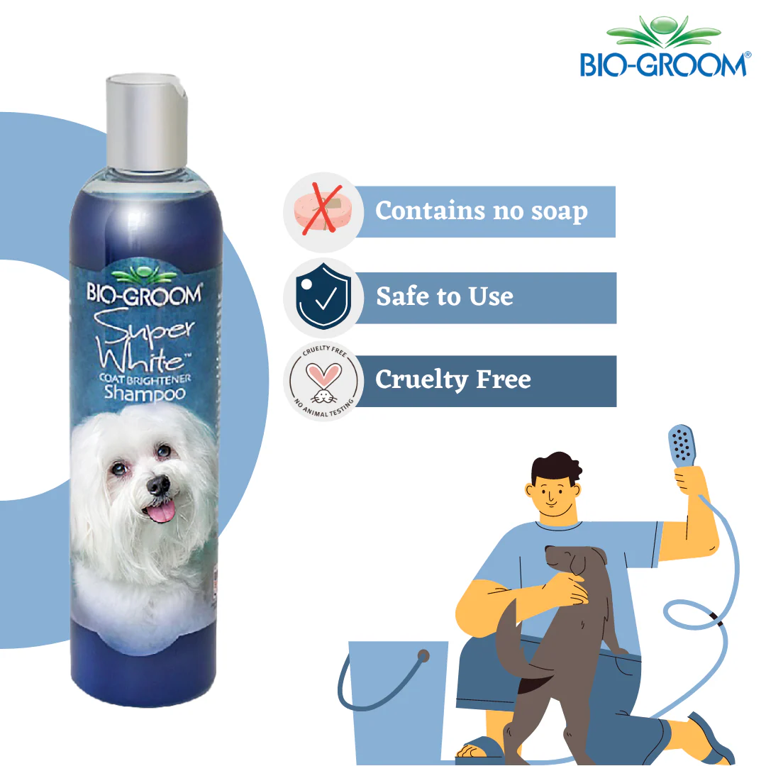 Bio-Groom Super White Coat Brightener Dog Shampoo (355 ML) - Image 7