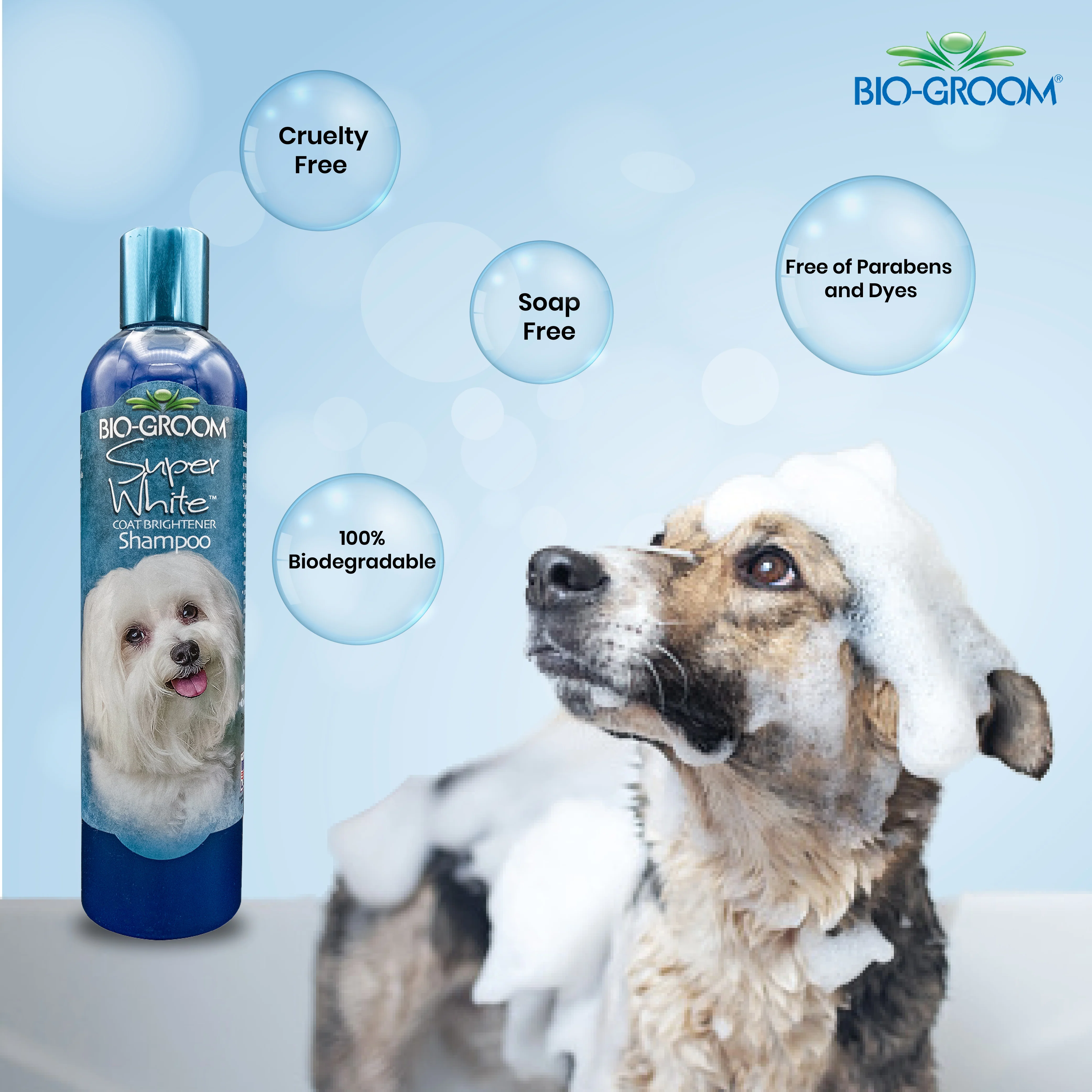 Bio-Groom Super White Coat Brightener Dog Shampoo (355 ML) - Image 9