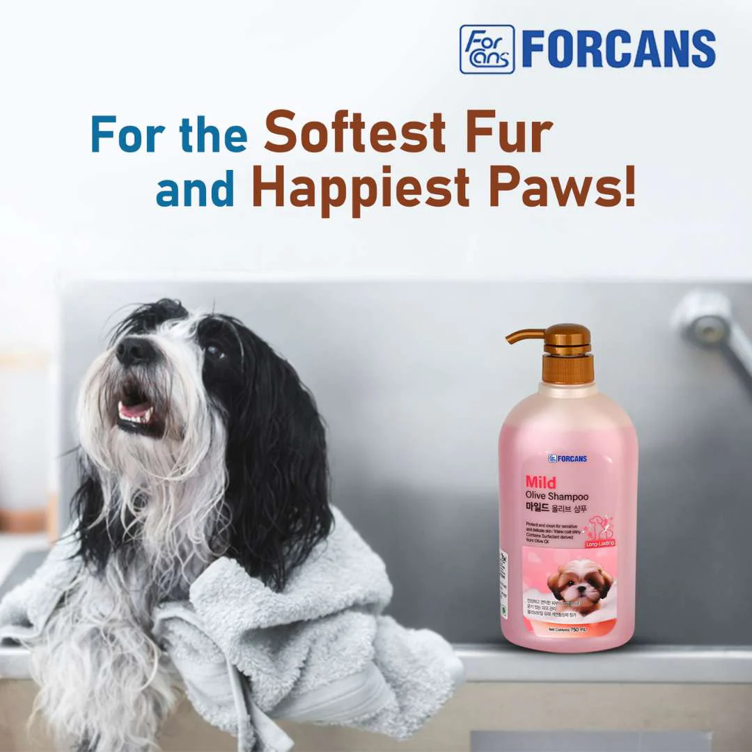 Forcans Mild Olive Shampoo For Dogs, 750 ml - Image 6
