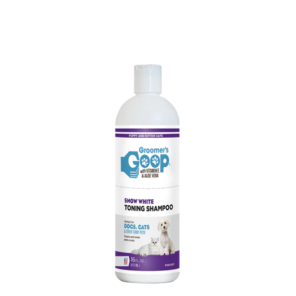 Groomers Goop Snow White Toning Shampoo, 473 ml - Image 10