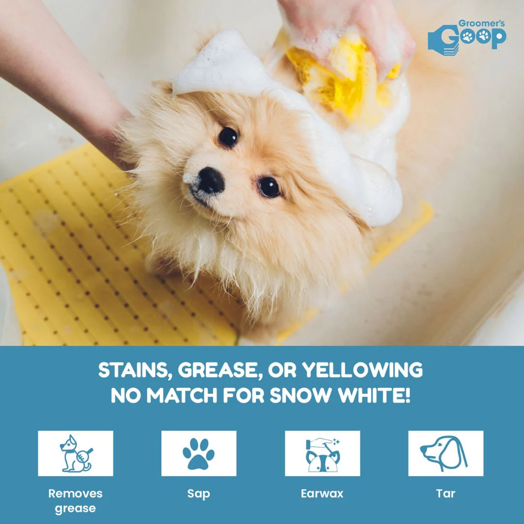 Groomers Goop Snow White Toning Shampoo, 473 ml - Image 6