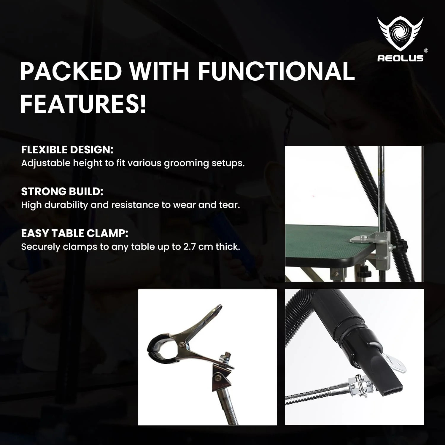 Groomer's Third Arm | Pet Grooming Arm - Image 4