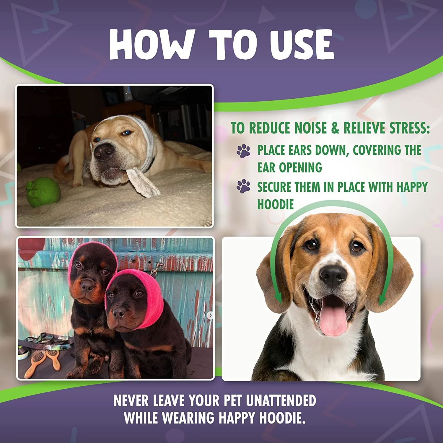 Happy Hoodie, XL (Black) - Image 4