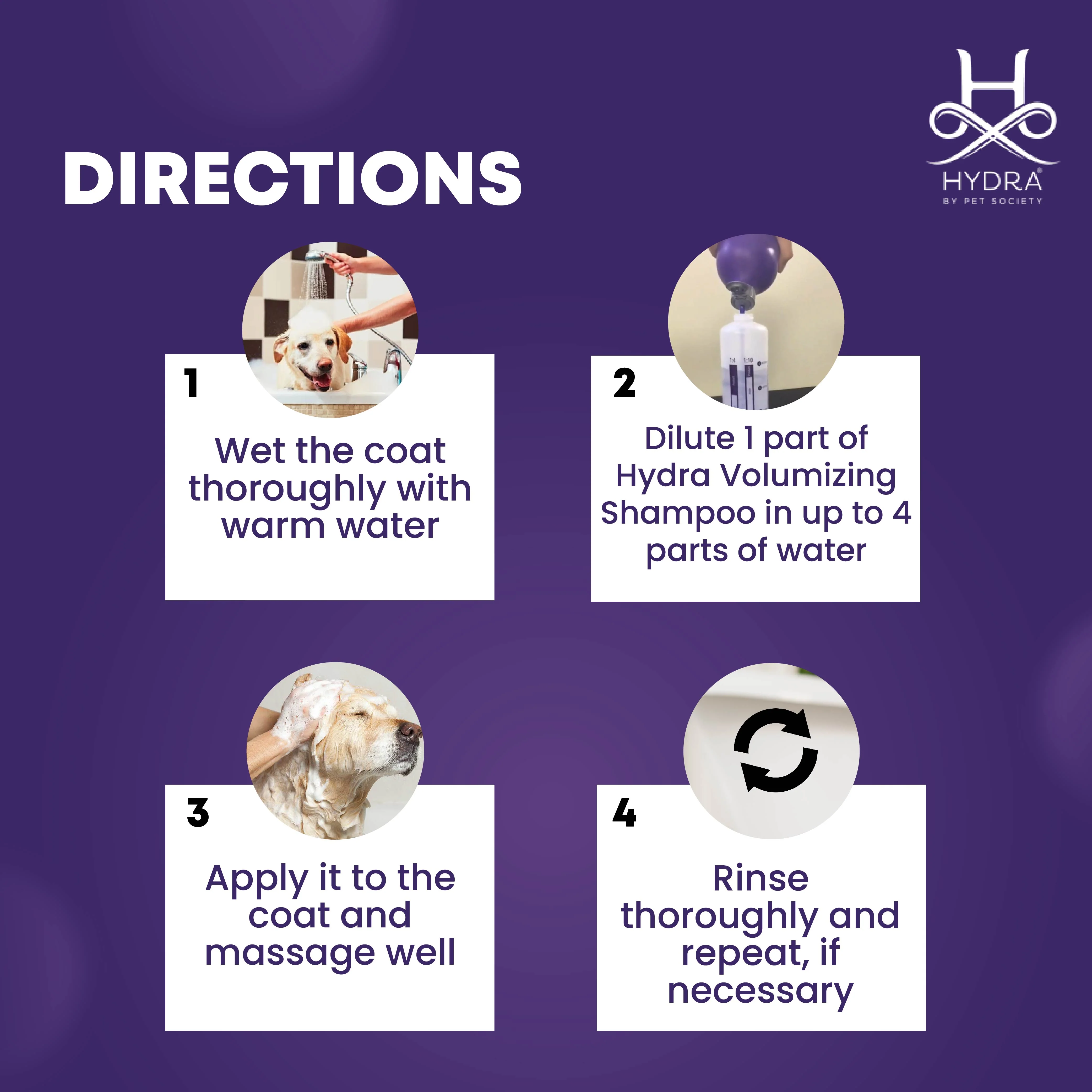 Hydra Groomers Volumizing Shampoo for Dogs & Cats (1 L) - Image 5