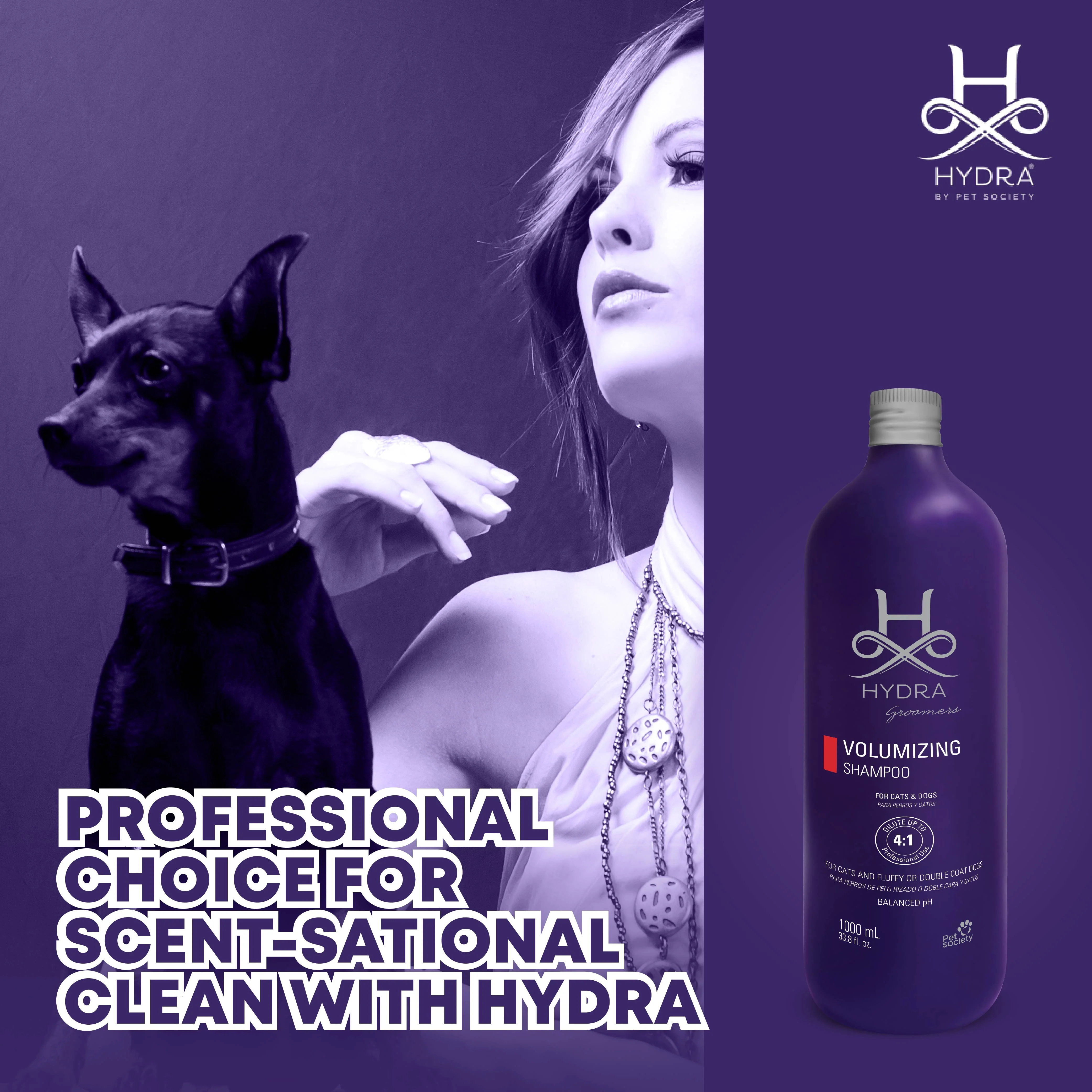 Hydra Groomers Volumizing Shampoo for Dogs & Cats (1 L) - Image 7