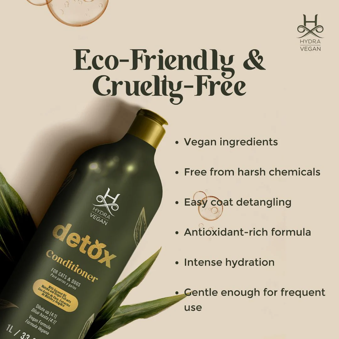 Hydra Vegan Detox Conditioner for Dogs and Cats – 1L - Image 8