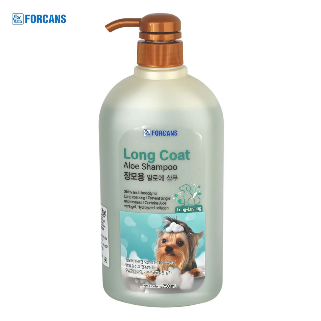 Forcans Aloe Shampoo for Dogs with Long Coats, 750 ml - Image 8
