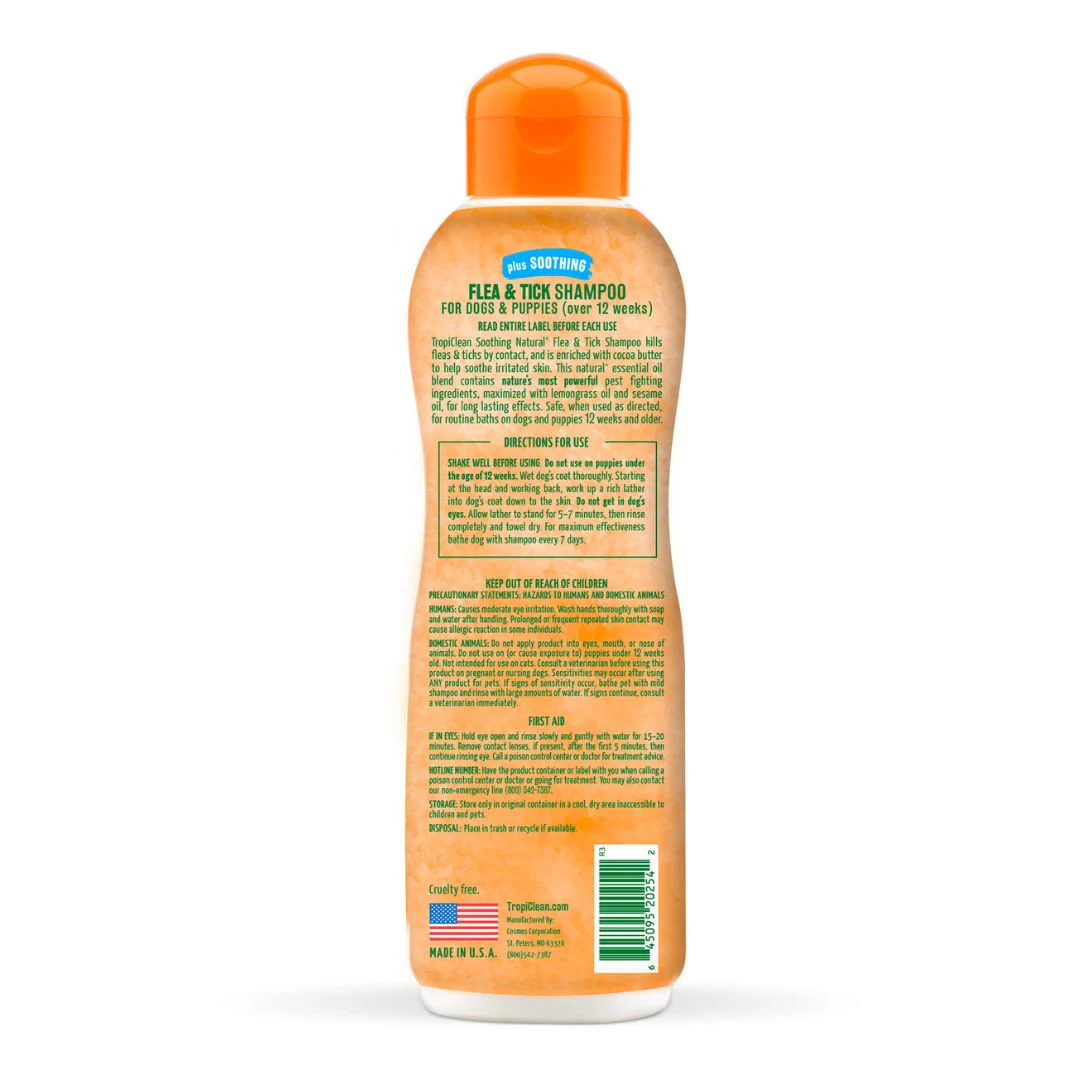 Tropiclean Natural Flea & Tick Shampoo For Pets With Plus Soothing - Image 9