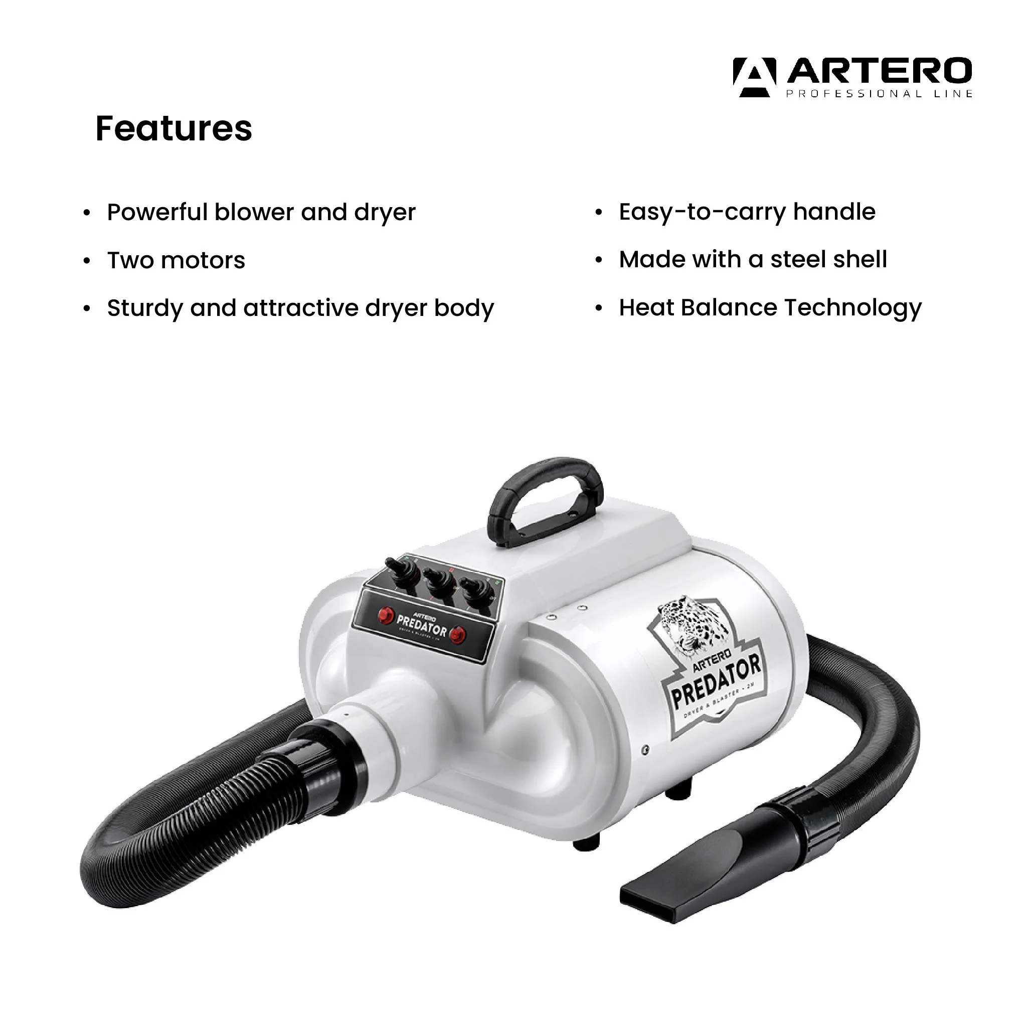 Artero Predator Double Motor  Dryer - Image 4