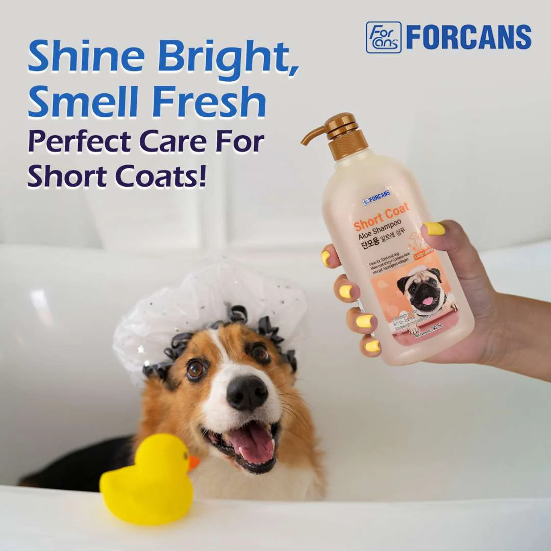 Forcans Short Coat Aloe Dog Shampoo, 750 ml - Image 5