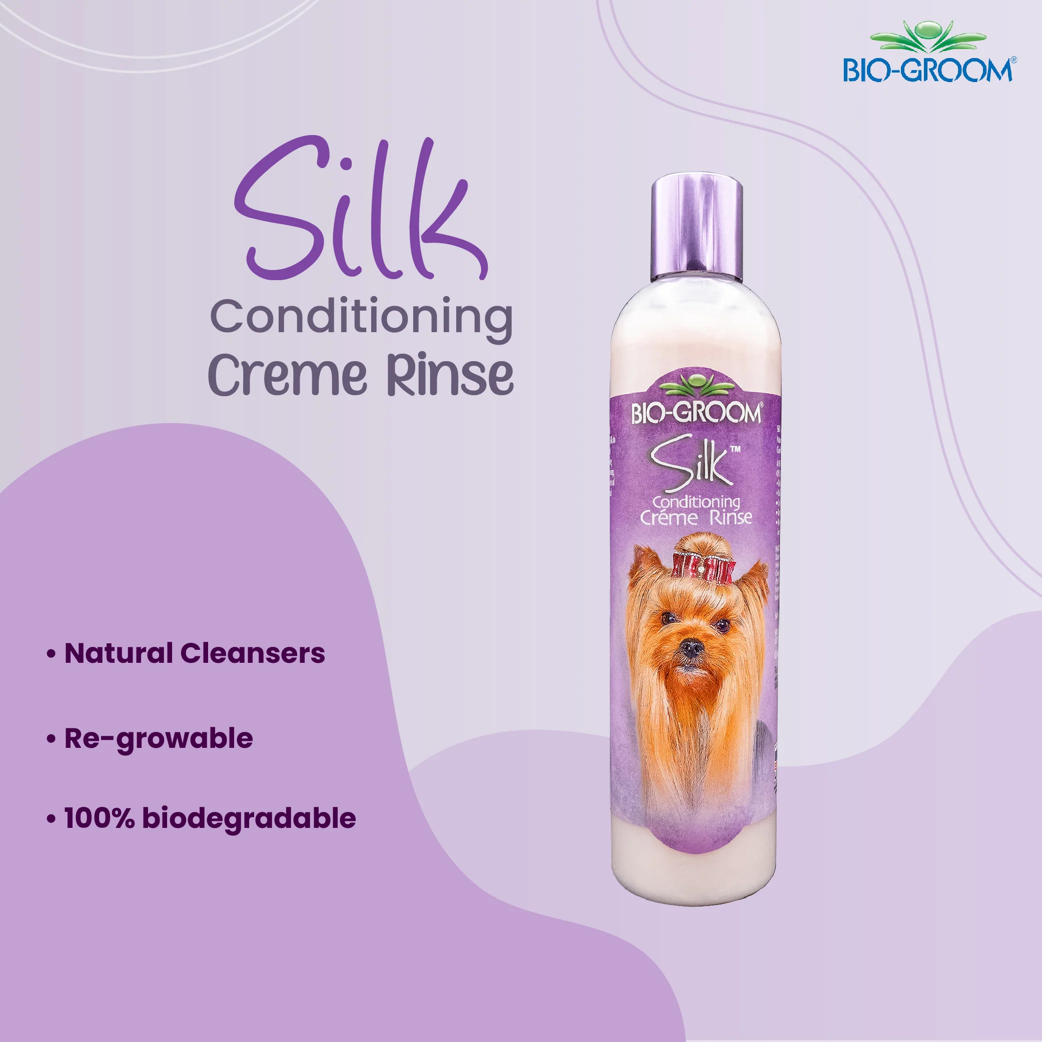 Bio-Groom Silk Conditioning Crème Rinse Dog Conditioner (355 ML) - Image 4
