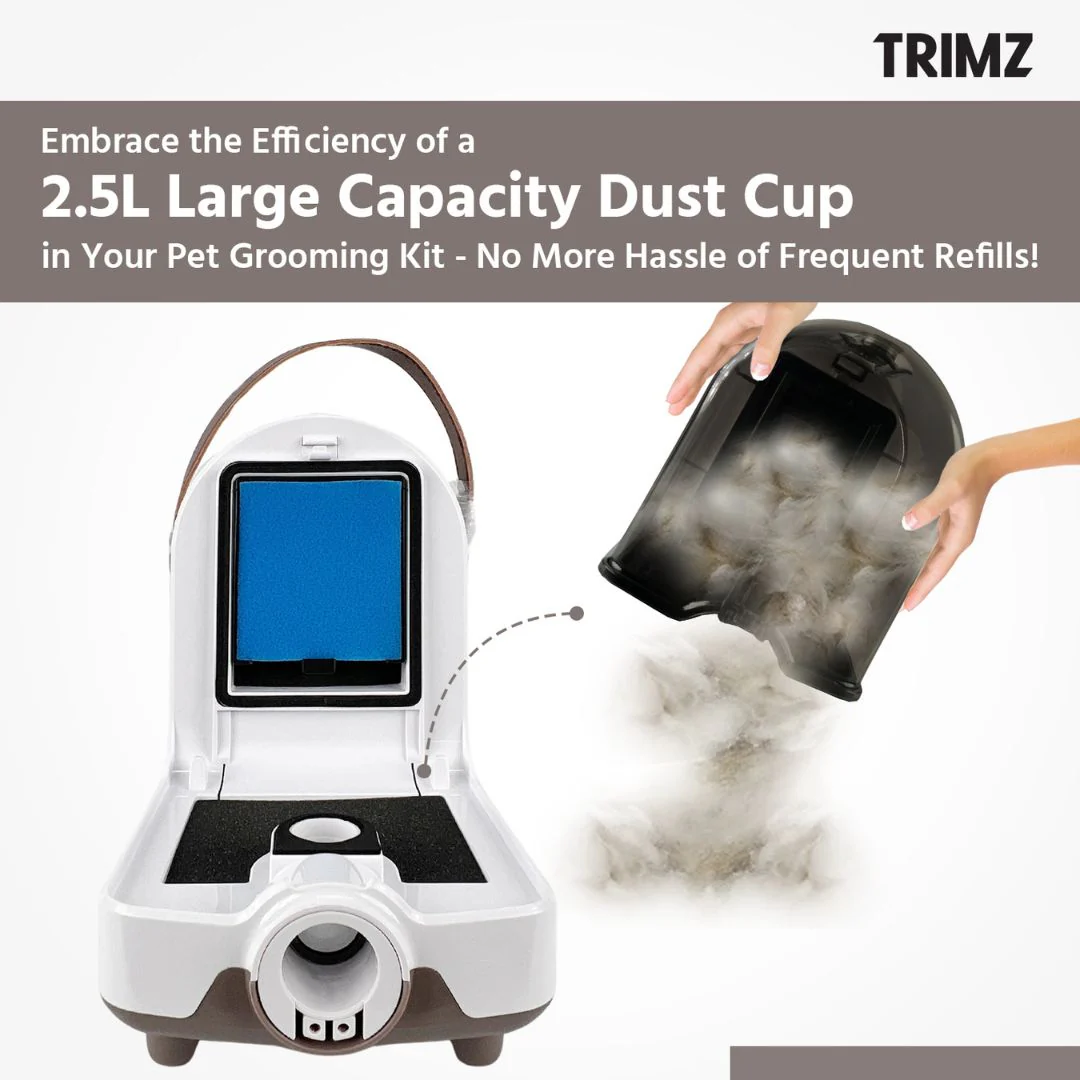 Trimz Pet Grooming Kit & Vacuum Suction for Pet Owners-Professional Grooming Kit - Image 3