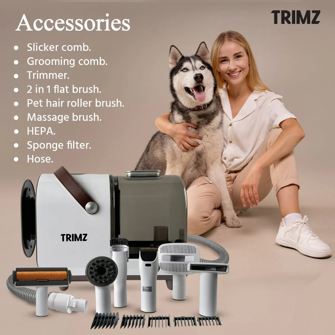 Trimz Pet Grooming Kit & Vacuum Suction for Pet Owners-Professional Grooming Kit - Image 4
