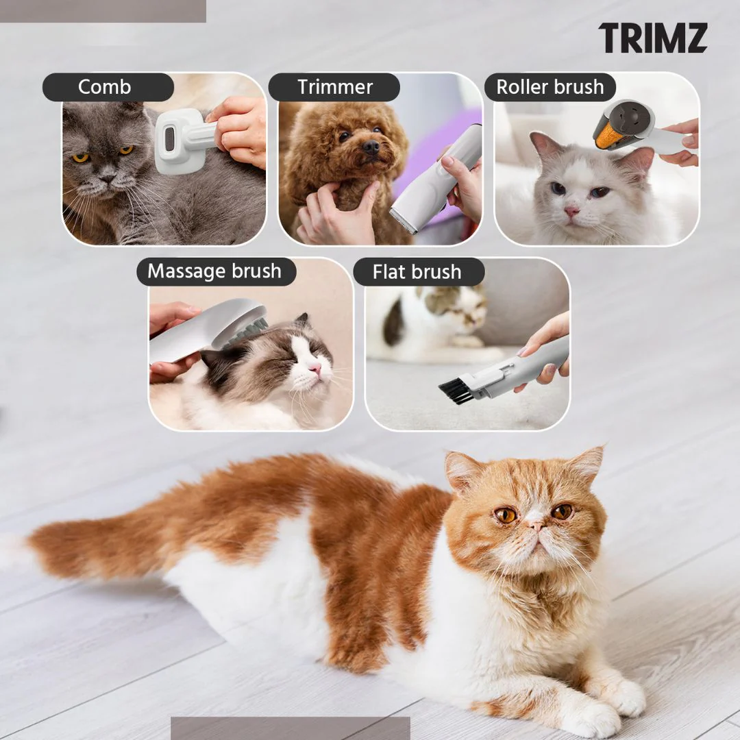 Trimz Pet Grooming Kit & Vacuum Suction for Pet Owners-Professional Grooming Kit - Image 7